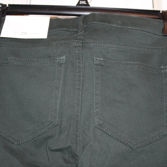 Ann Taylor Loft Dark Green Legging Pants - Picture 3 of 4
